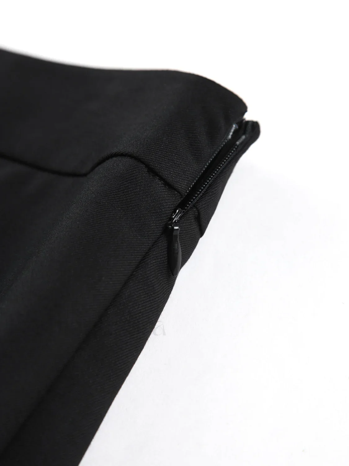 Two Tone Pleated Long Skirt - Image 5