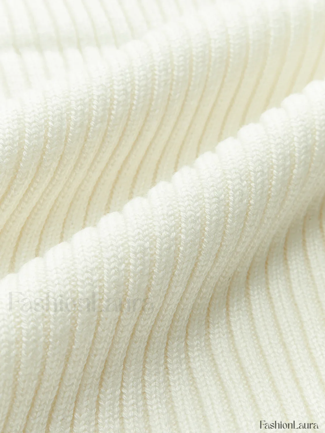 Solid High Neck Split Ribbed Knit Two Pieces Skirt Set - Image 39