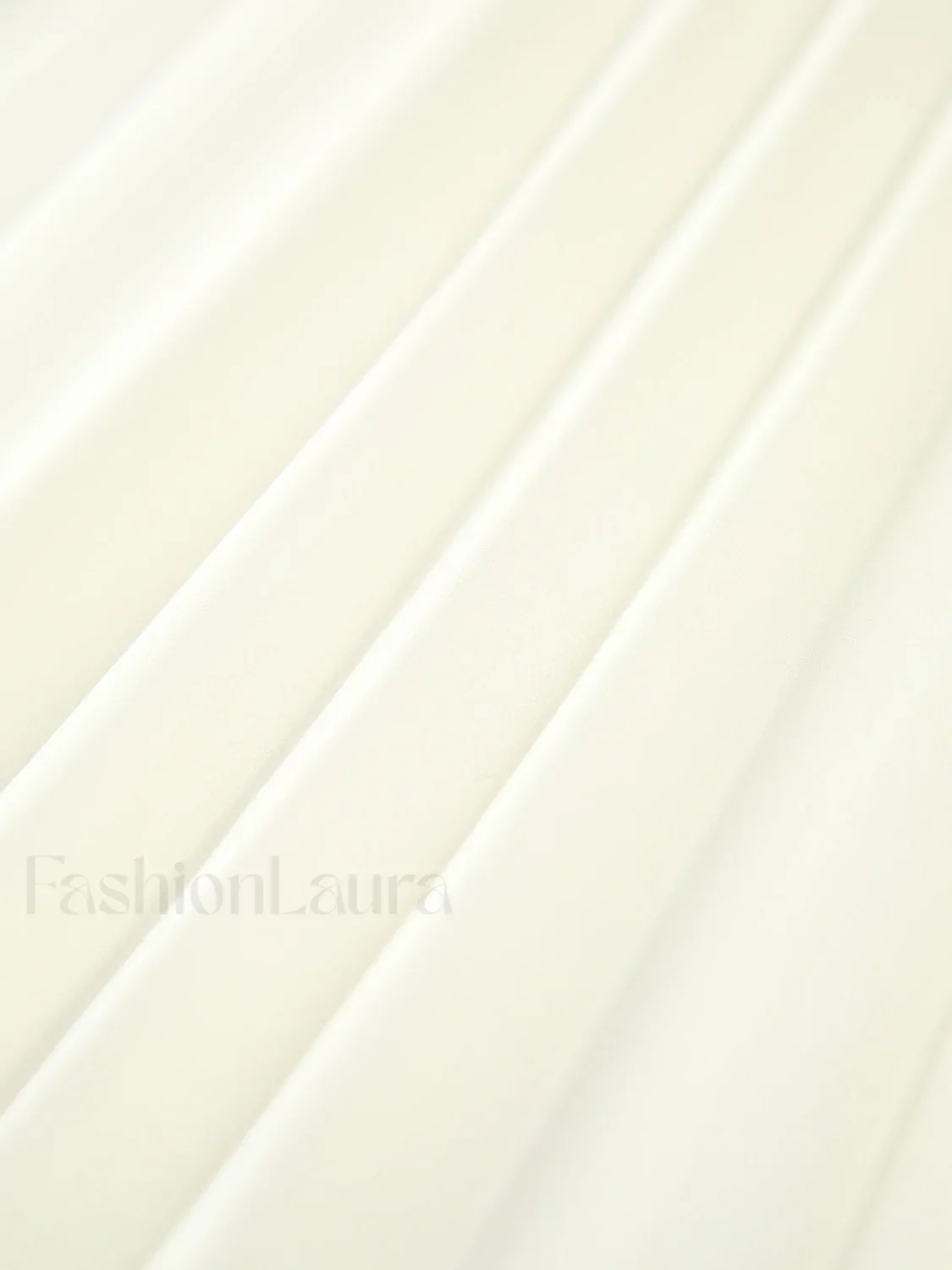 Patchwork Asymmetrical Pleated Buttoned Midi Skirt - Image 4