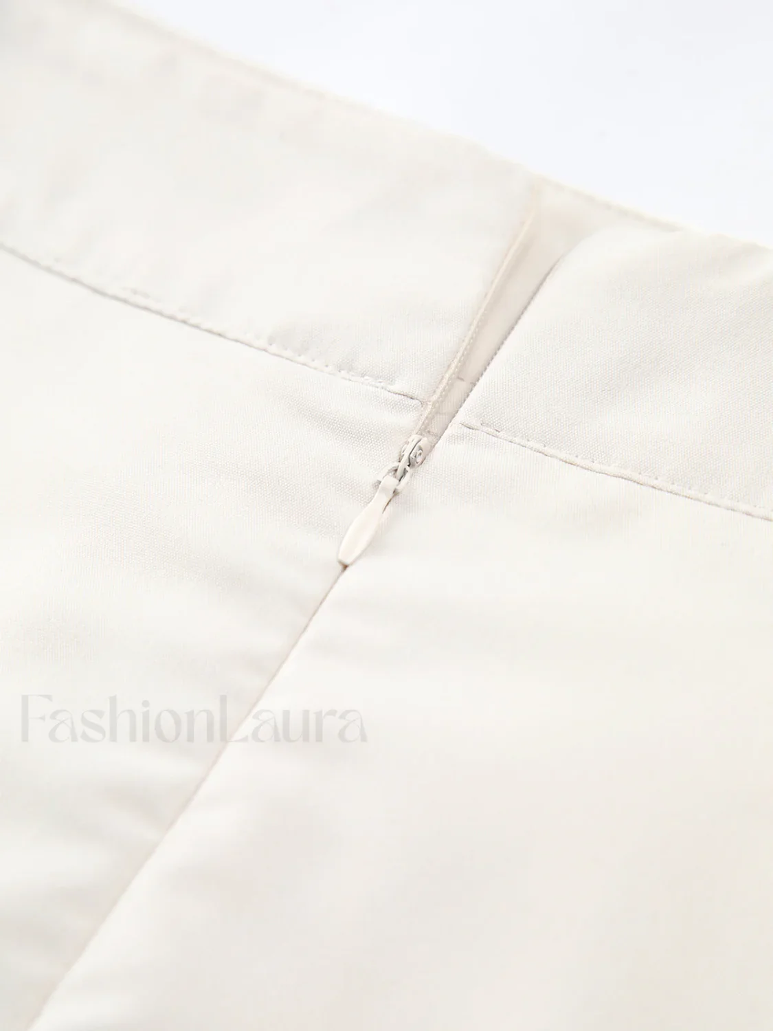 Patchwork Asymmetrical Pleated Buttoned Midi Skirt - Image 7