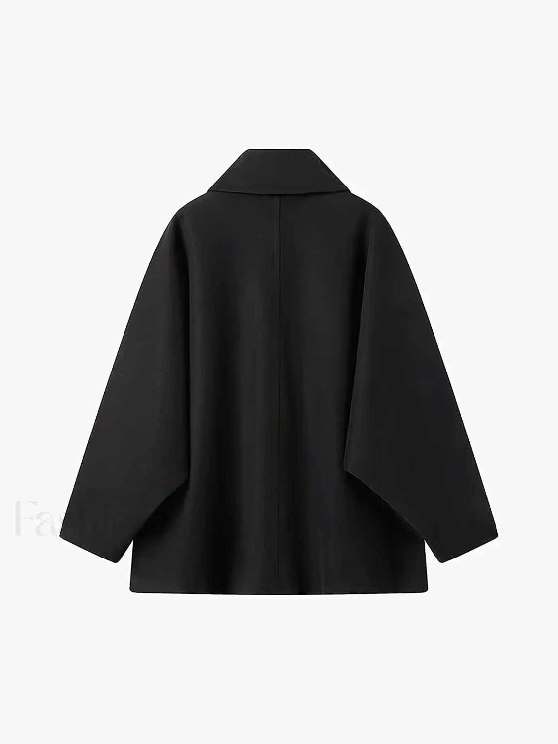 Solid Oversized Pocket Button Coat - Image 5
