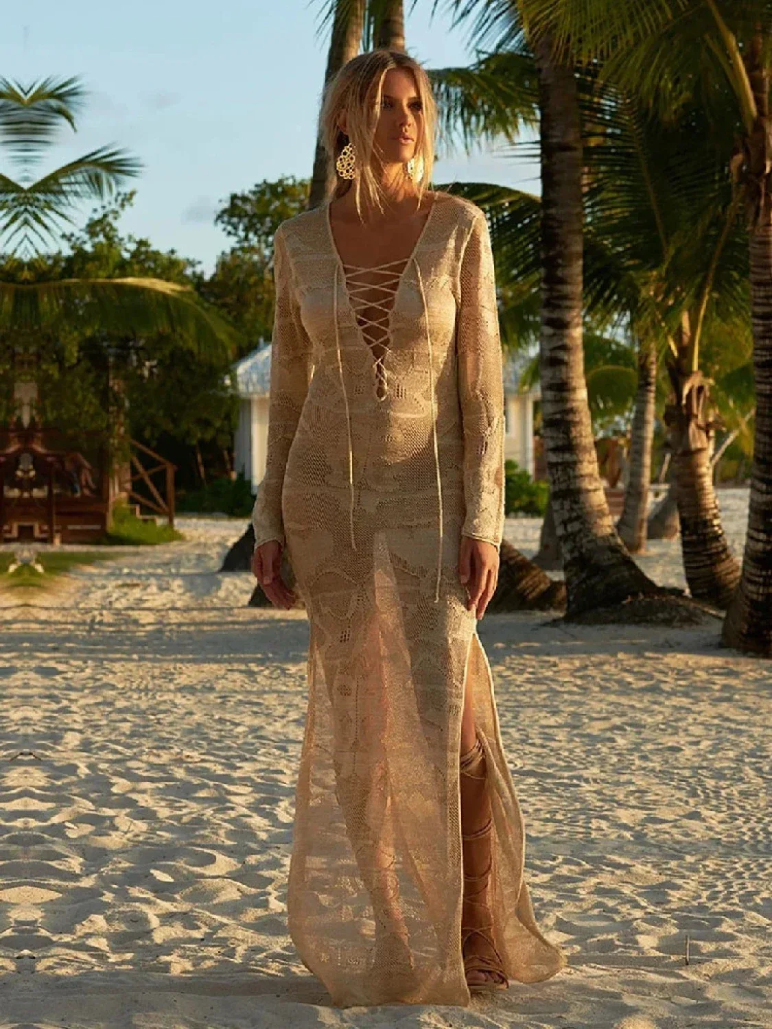 Crochet Rash Guard Cover Up - Image 11