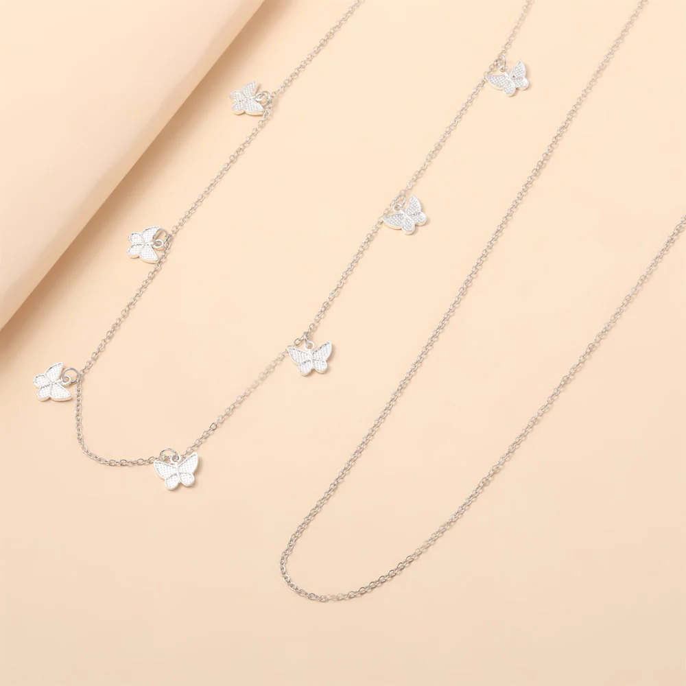 Double Layer Butterfly Metal Waist Chain - Image 5