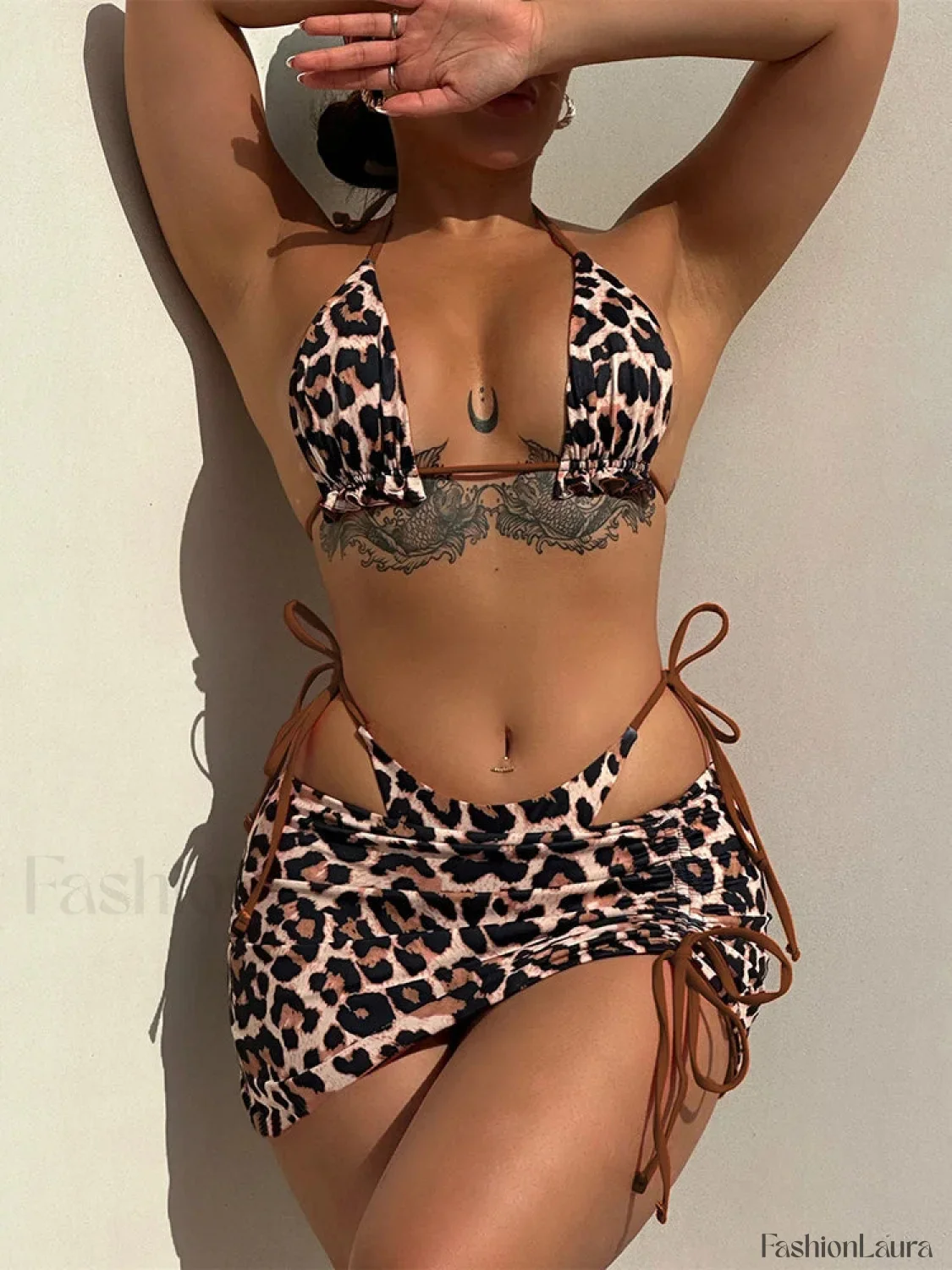 Double Sided Pleated Three Piece Set - Image 17