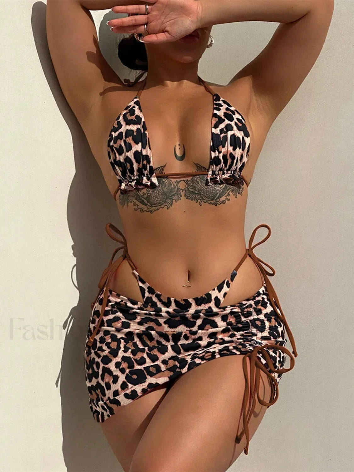Double Sided Pleated Three Piece Set - Image 5
