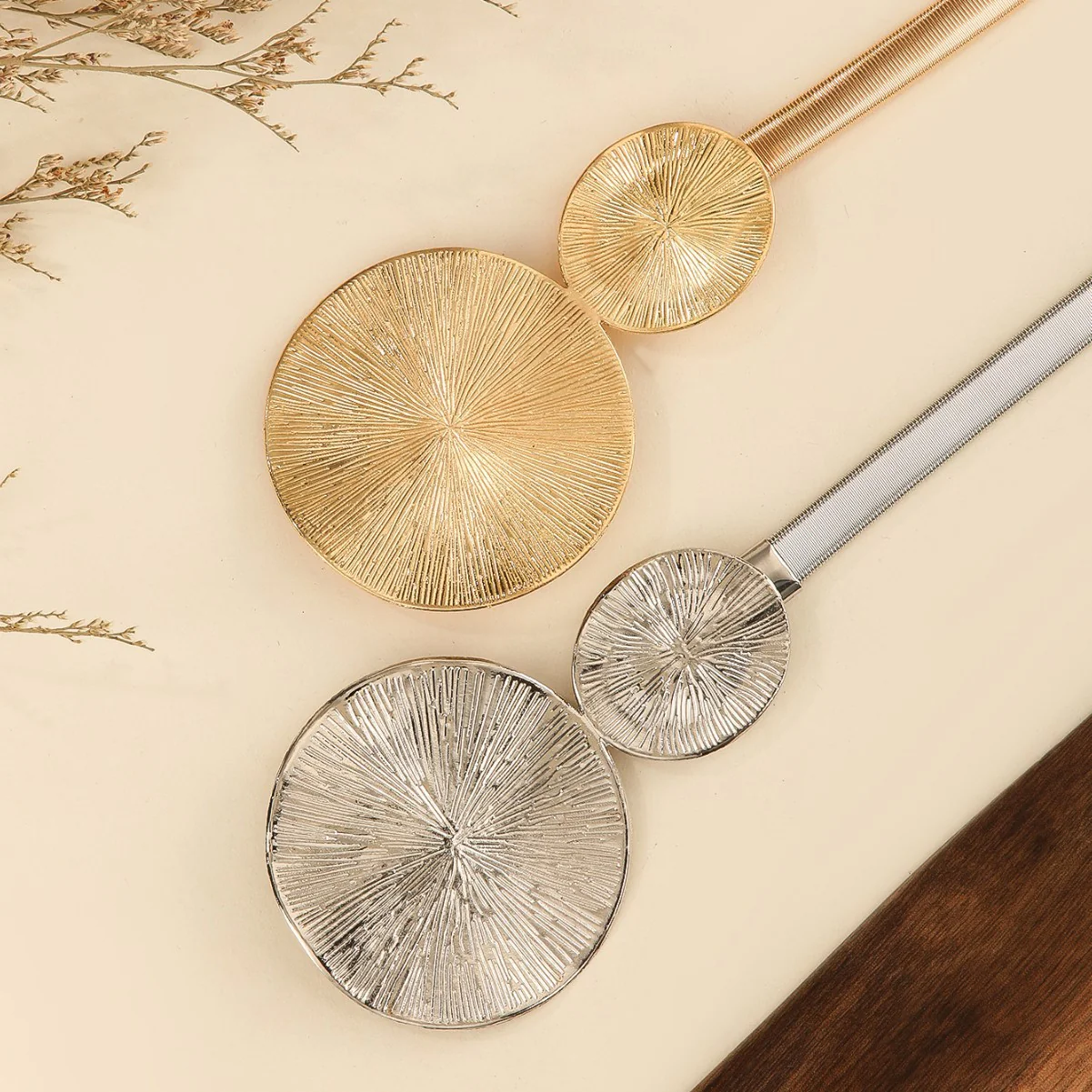 Elastic Metal Ring Slim Waist Chain - Image 5