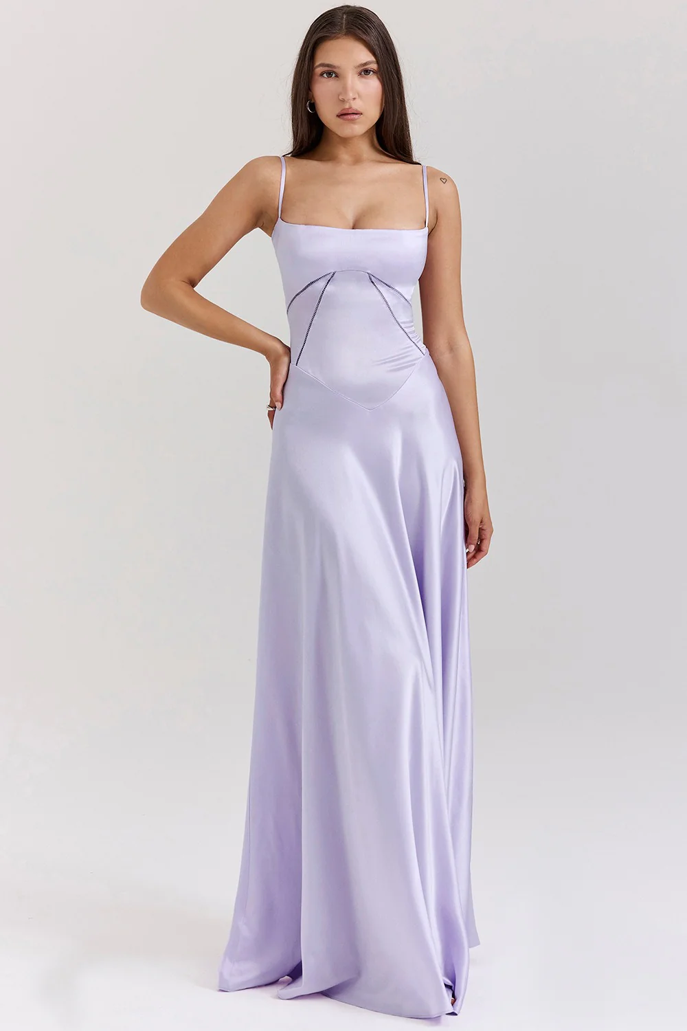 Elegant Cami Backless Maxi Party Dress - Image 20