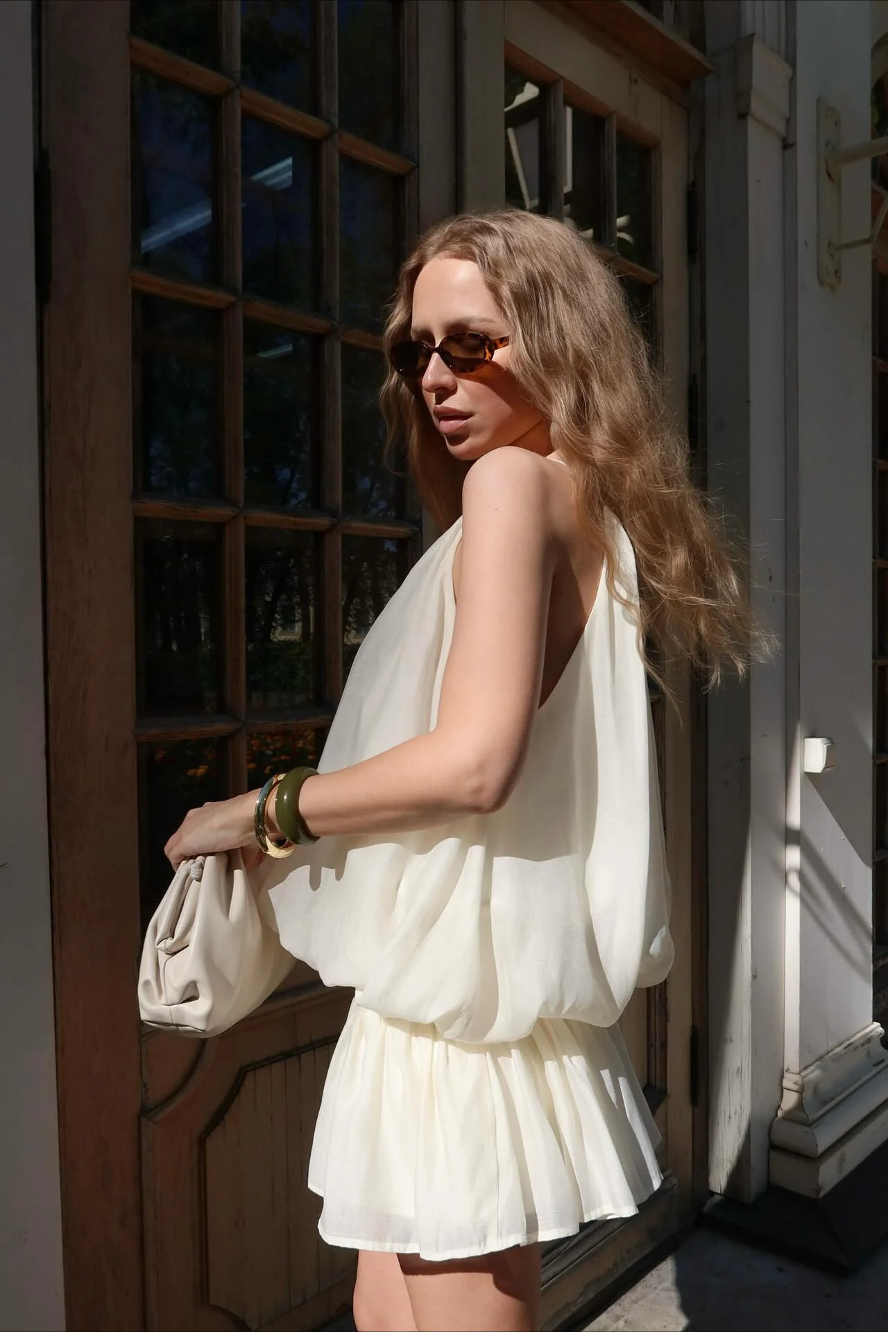 Elegant Halter Tencel Slim Fit Skirt Set - Image 8
