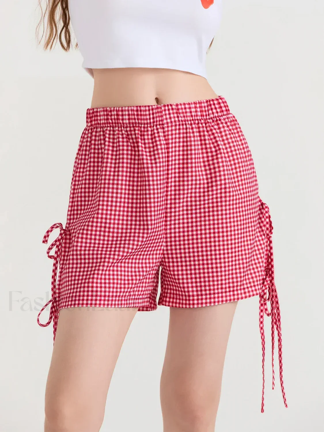 Fairycore Cute Bowknot Casual Loose Fit Streetwear Short - Image 4
