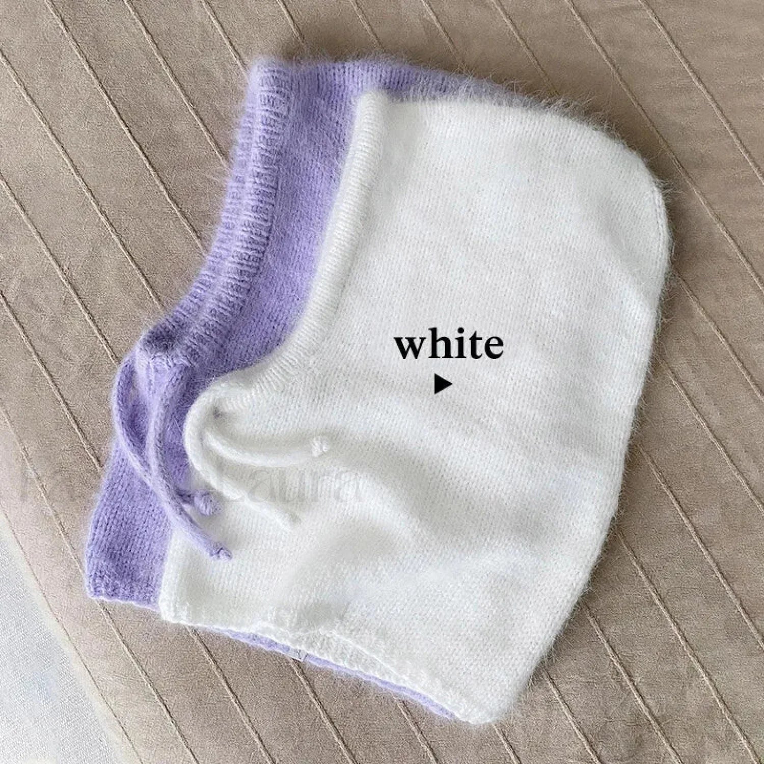 Fashion Balaclava Autumn Winter Warm Neck Women's Solid Color Hat - Image 18