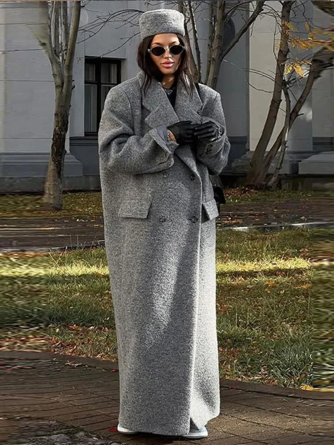 Fashion Turn Down Collar Overcoats