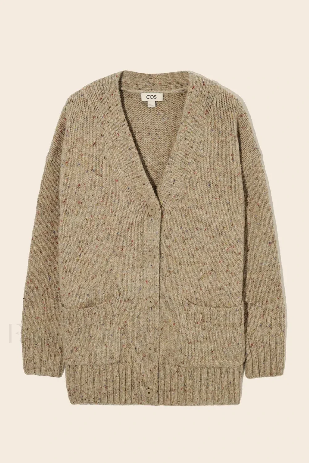 Fashionable Wool Blend Knit Cardiga - Image 5
