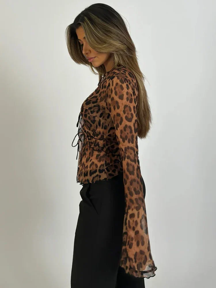 Black Pearl Knit Sweet Lady's Blouse - Image 6