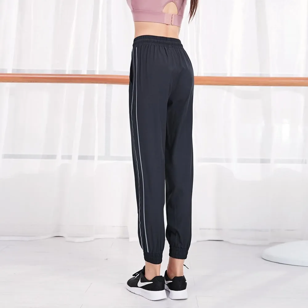 Stripe Quick Dry Reflective Outdoor Sweatpants - Image 3