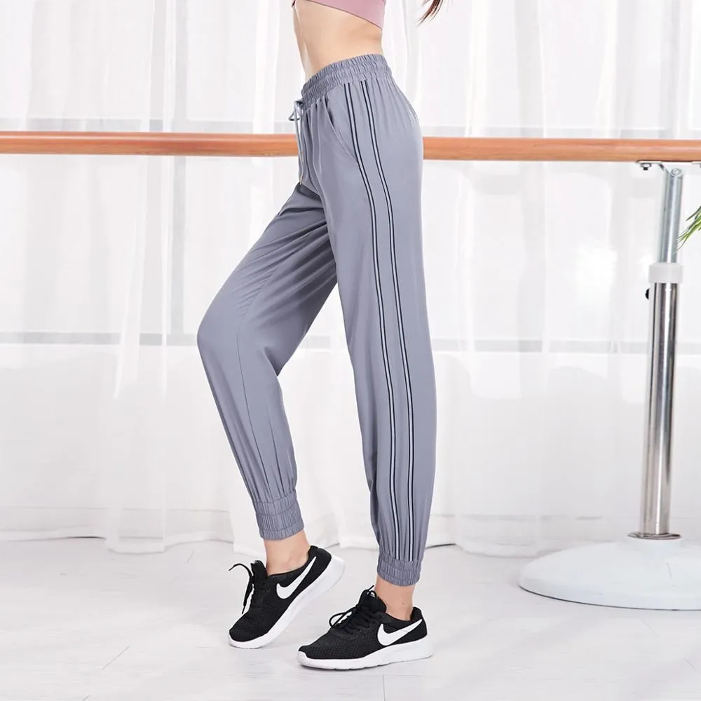 Stripe Quick Dry Reflective Outdoor Sweatpants - Image 4