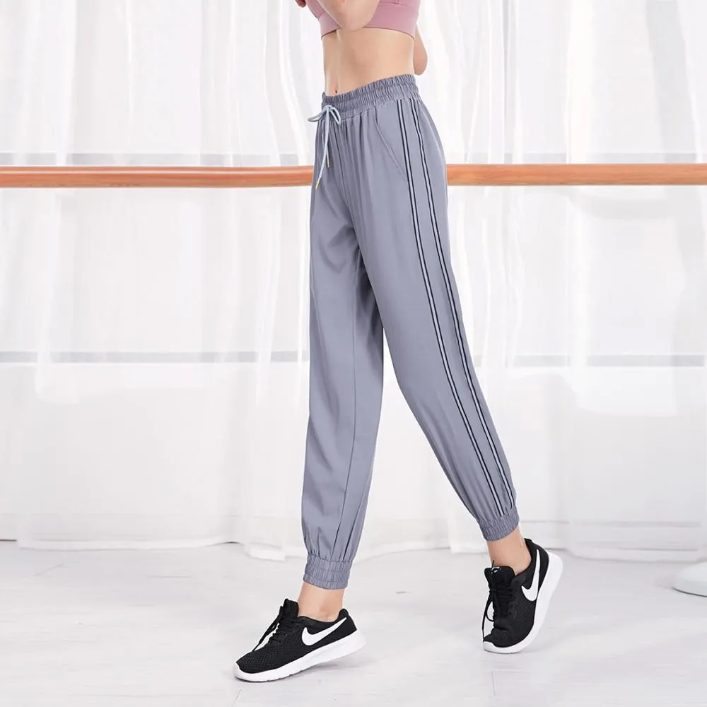 Stripe Quick Dry Reflective Outdoor Sweatpants - Image 5