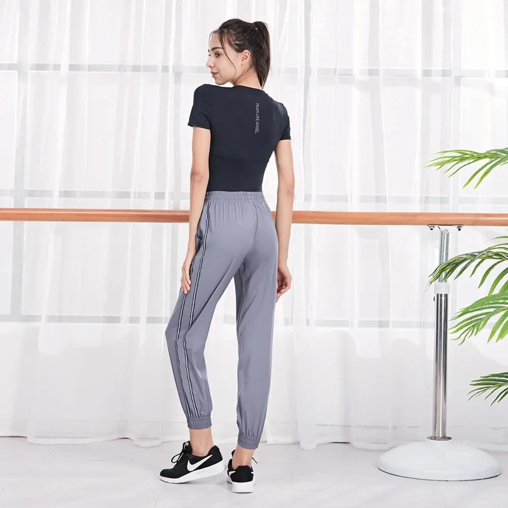 Stripe Quick Dry Reflective Outdoor Sweatpants - Image 6