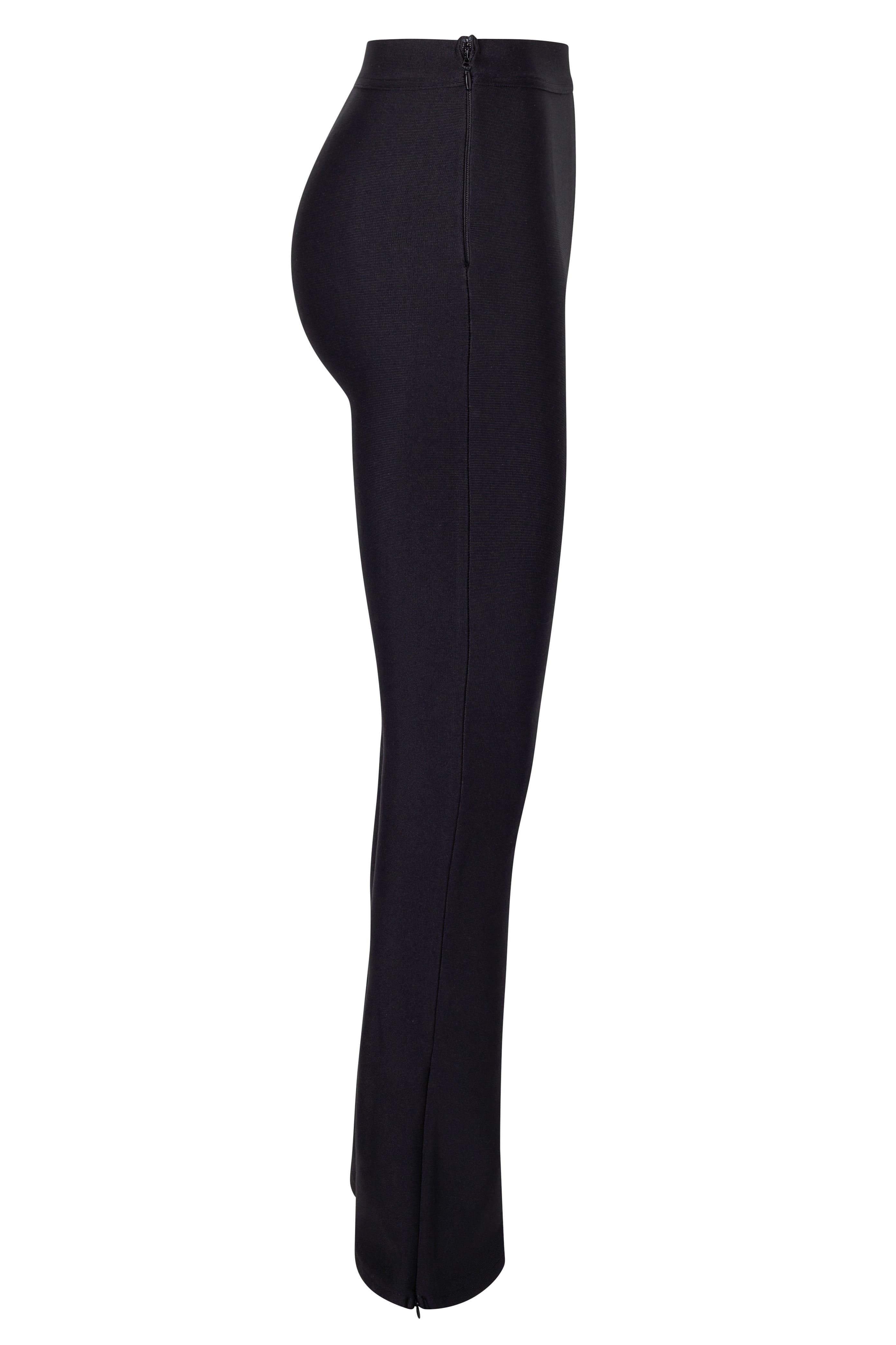 Haze High Waist Trendy Bandage Pants - Black - Image 10