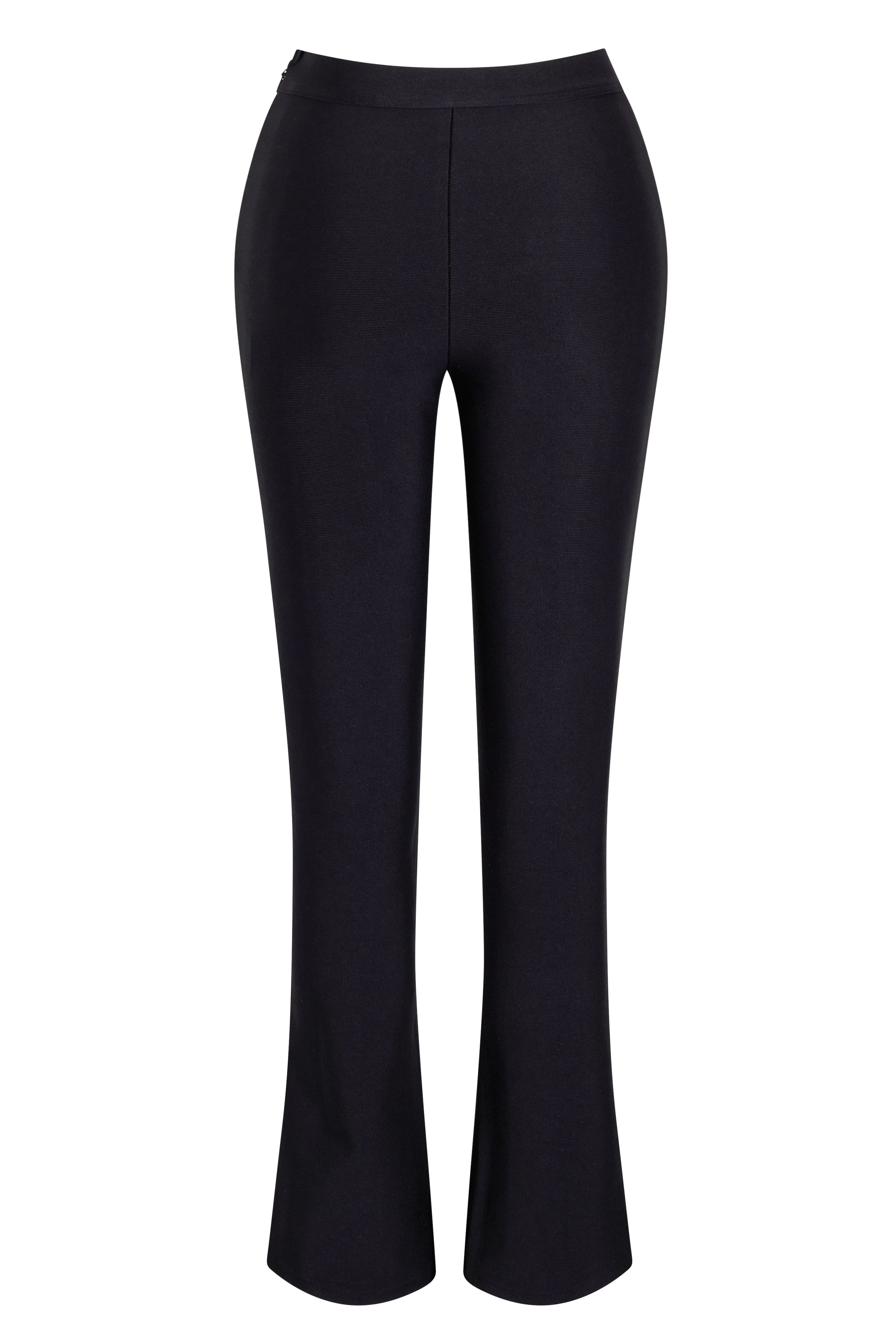 Haze High Waist Trendy Bandage Pants - Black - Image 6