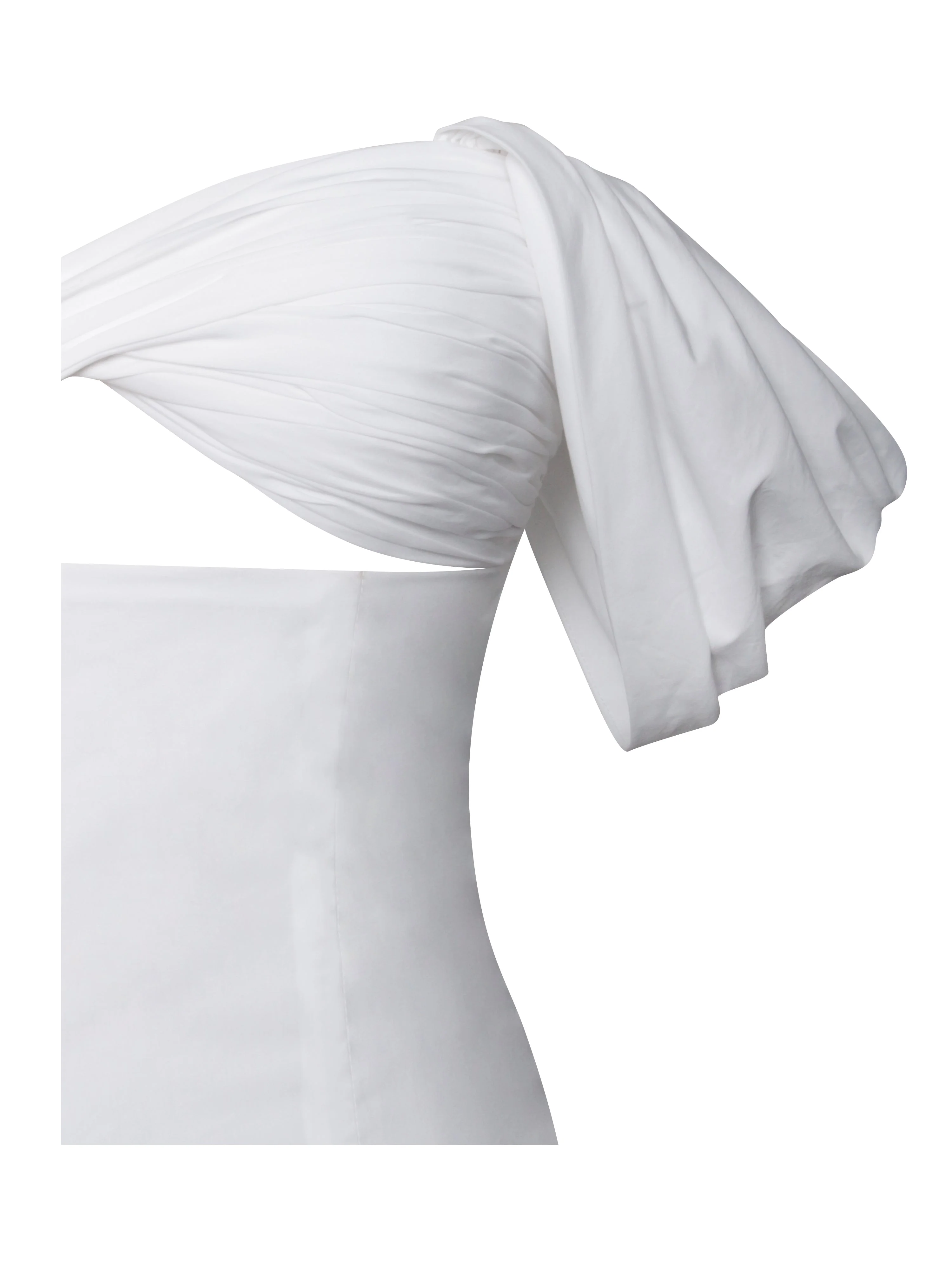 Umika White Bubble Charming Hem Mini Dress - Image 14