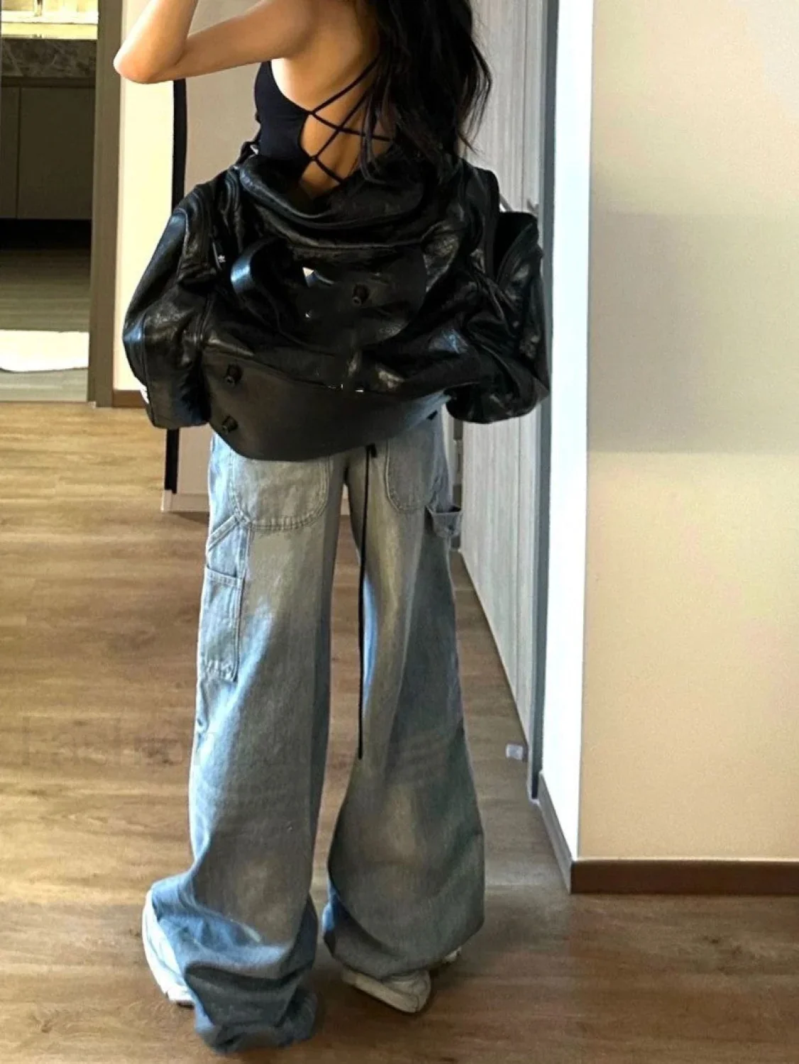 Vintage Straight Graceful Loose Boyfriend Jeans - Image 3