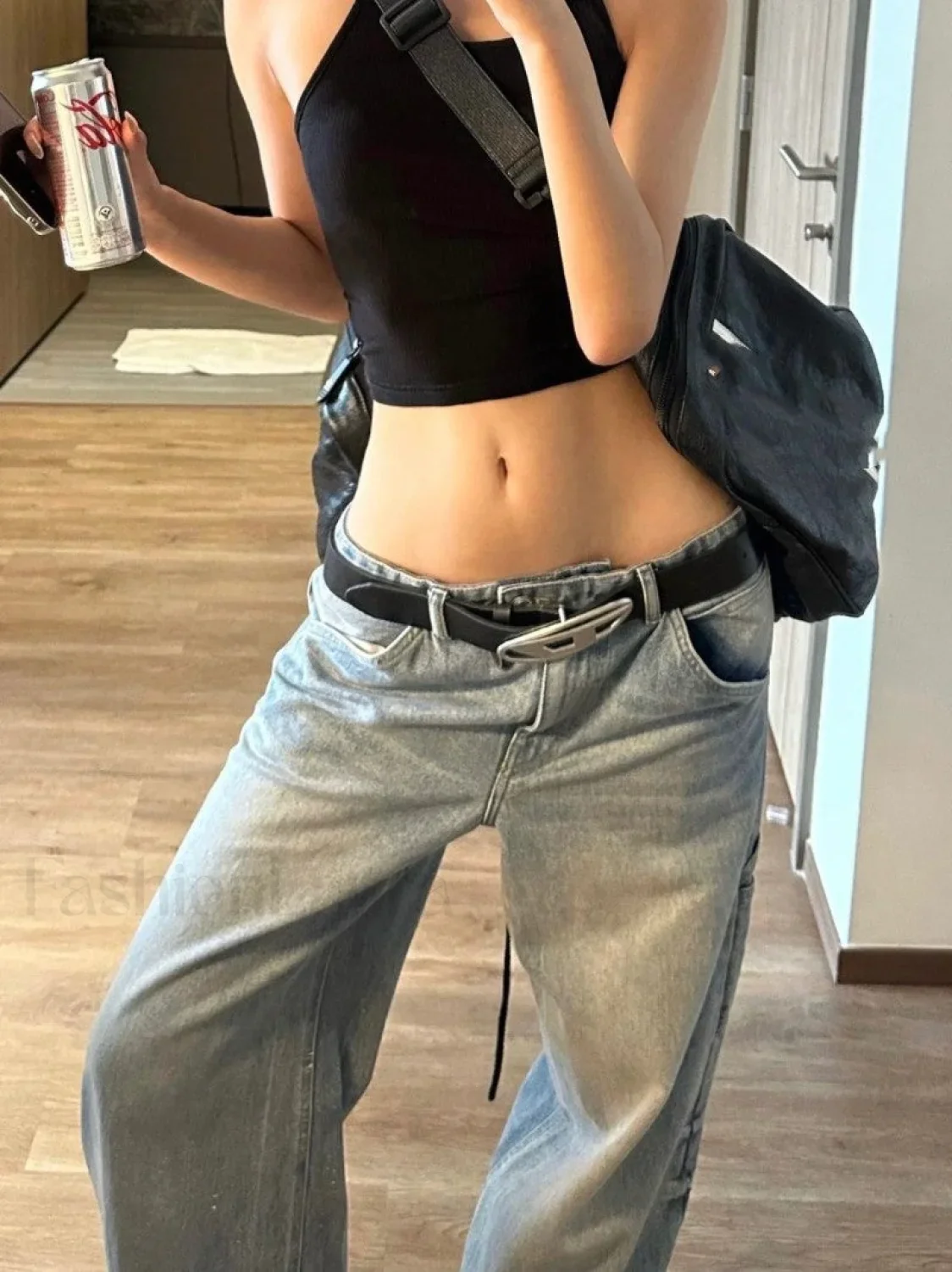 Vintage Straight Graceful Loose Boyfriend Jeans - Image 5