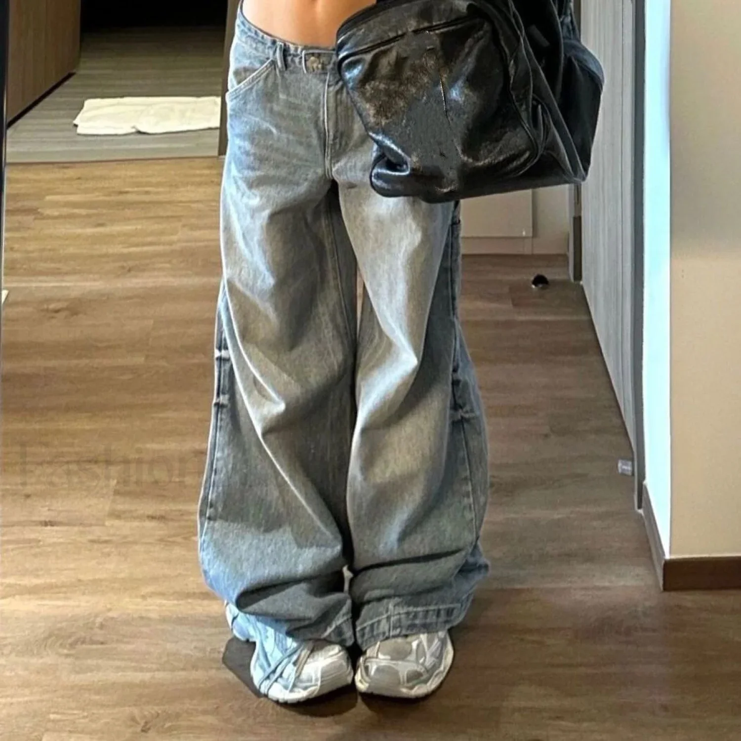 Vintage Straight Graceful Loose Boyfriend Jeans - Image 8