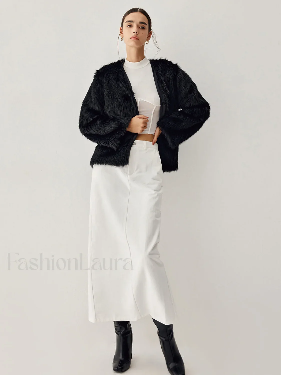 Leisure Faux Graceful Fur Jacket - Image 10