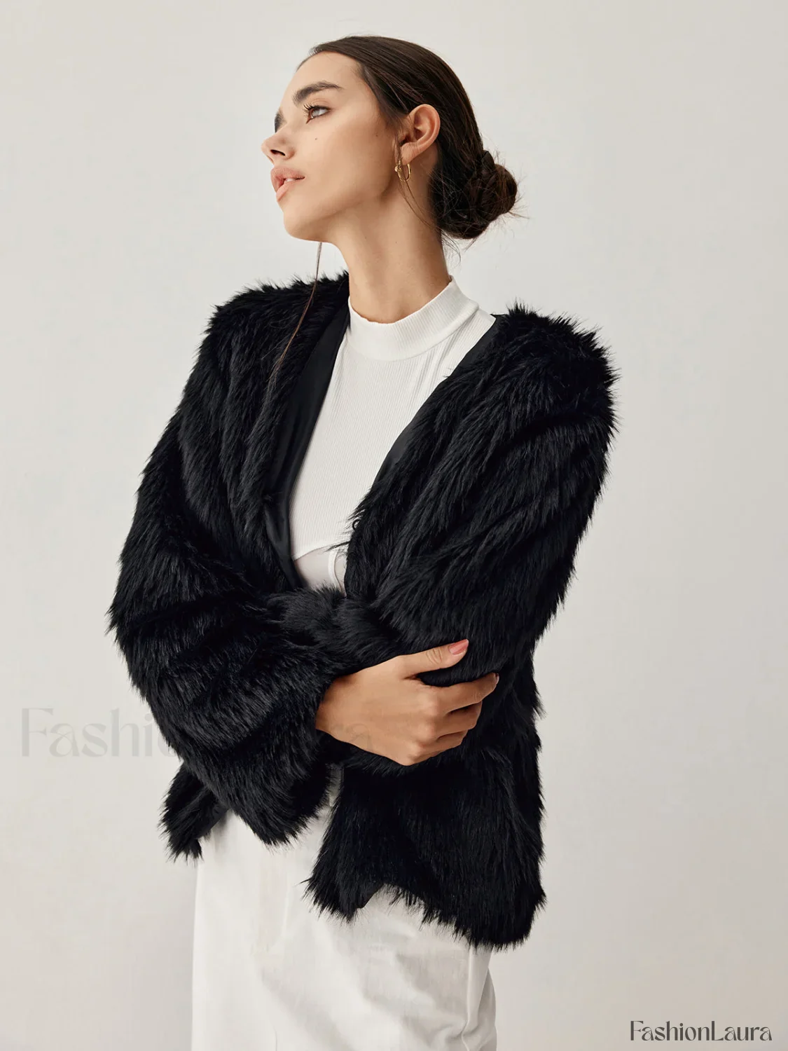 Leisure Faux Graceful Fur Jacket - Image 15