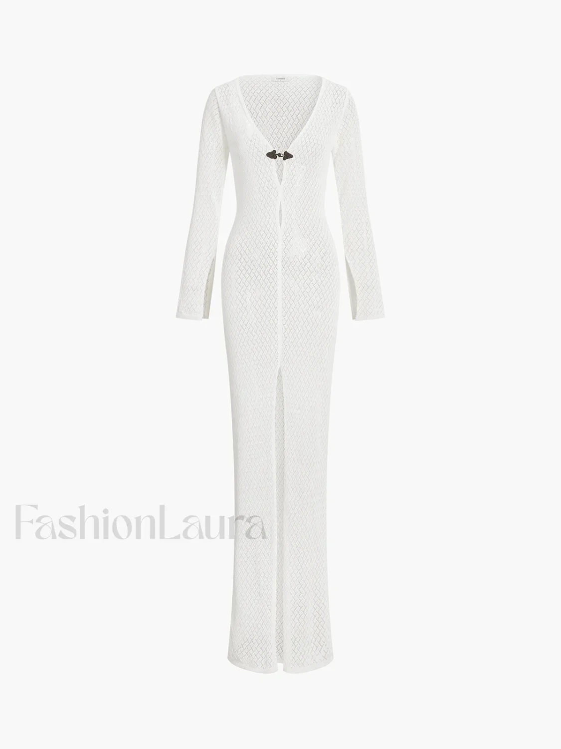 Knitted Cover Graceful Up Beach Dress - Image 3