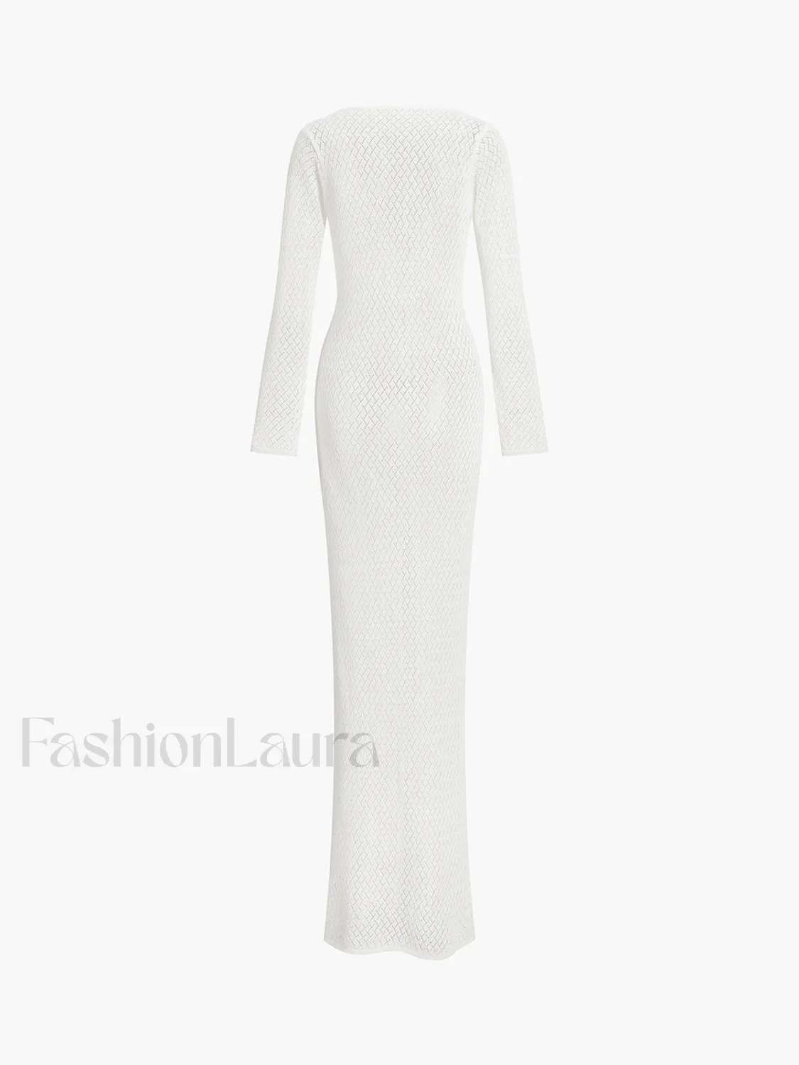 Knitted Cover Graceful Up Beach Dress - Image 4