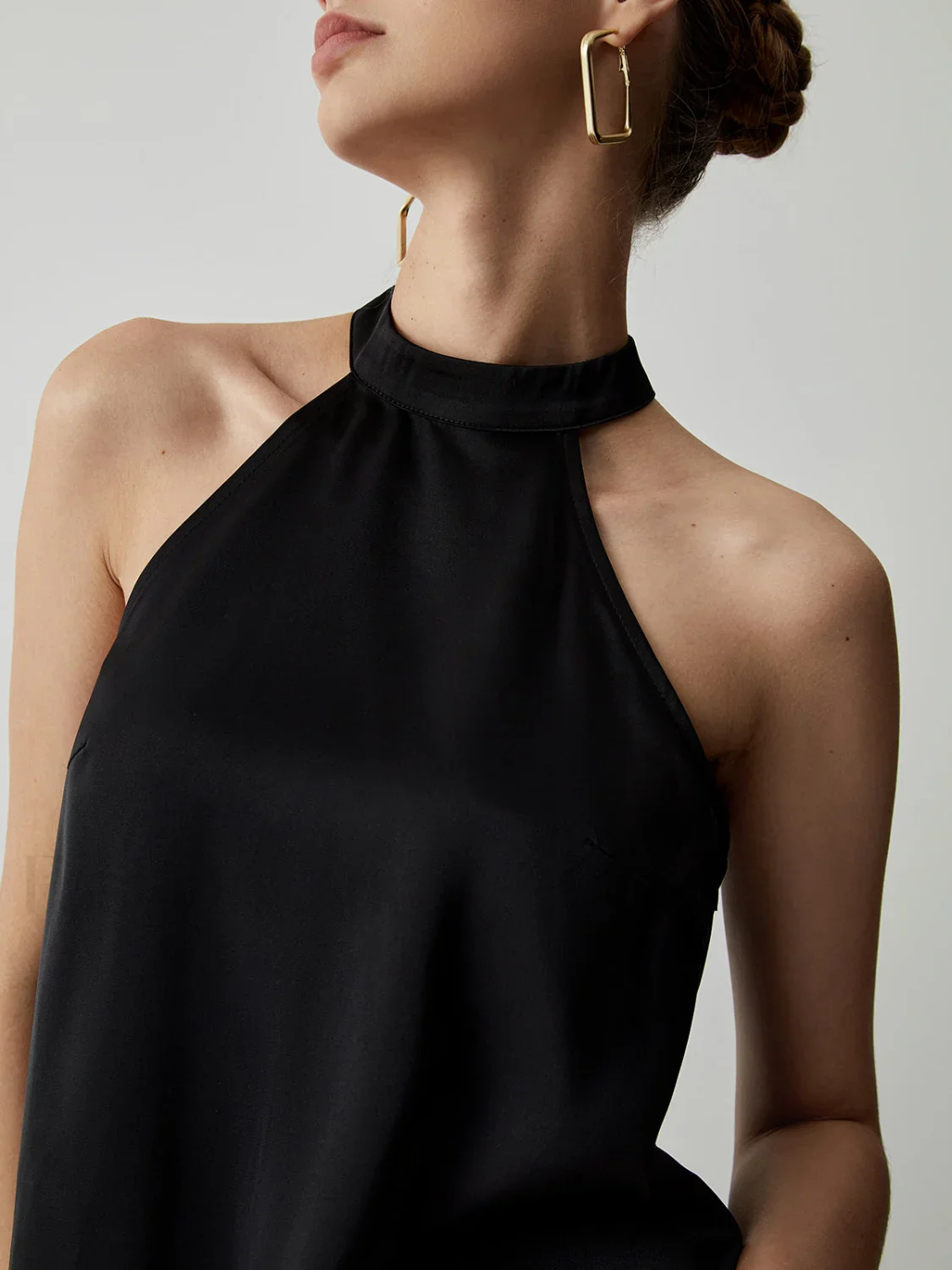 Halter Satin Graceful Tank Top - Image 10