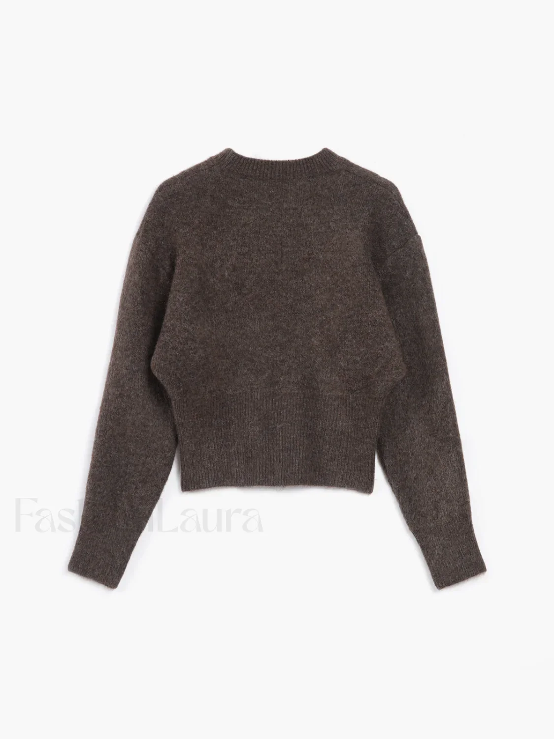 Half Zip Graceful Fuzzy Sweater - Image 8