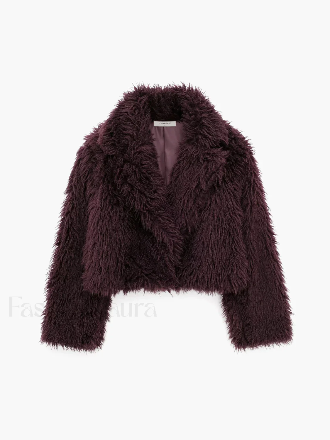 Fuzzy Faux Graceful Fur Short Coat - Image 5
