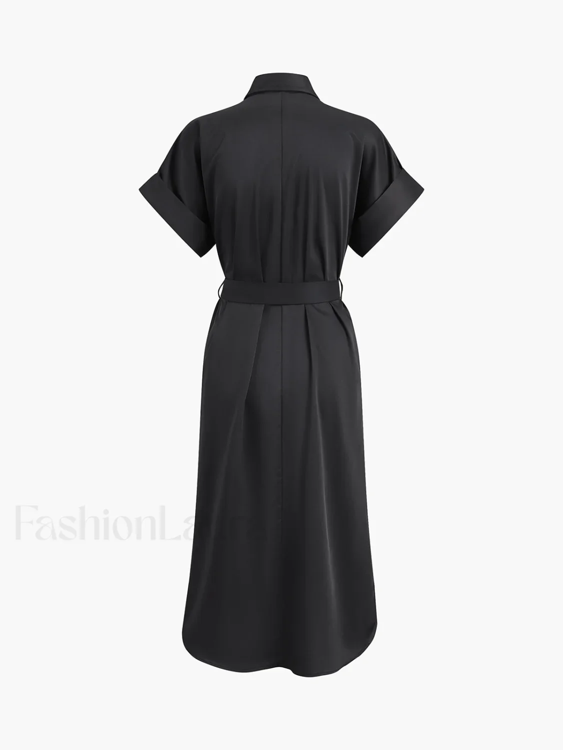Polo Pockets Graceful Tied Midi Dress - Image 10