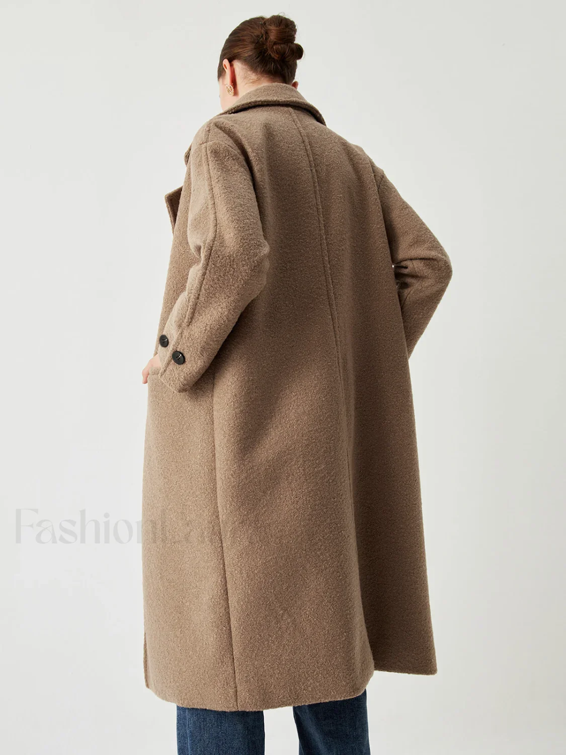 Oversized Charming Wool Coat - Image 6