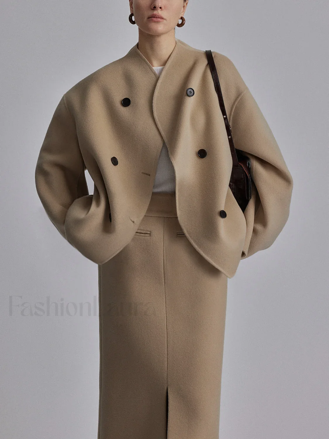 Oversized Charming Button-Down Jacket - Image 8