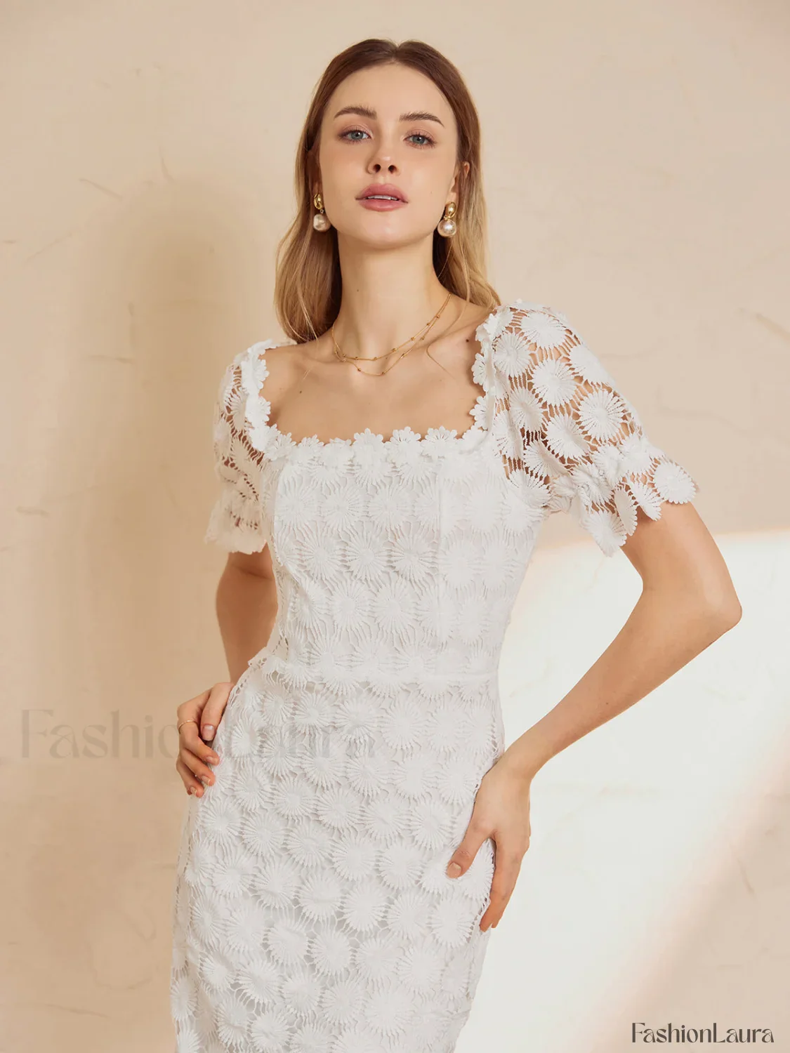 Multi Floral Graceful Midi Dress - Image 13