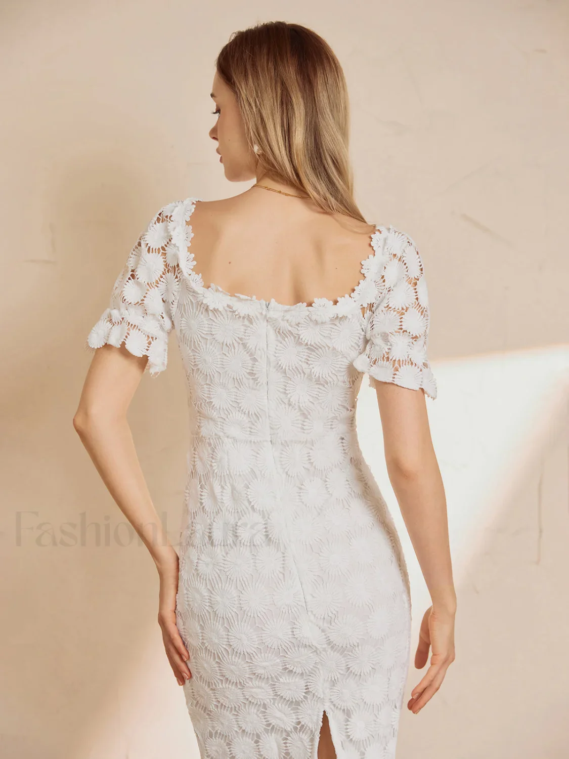 Multi Floral Graceful Midi Dress - Image 5