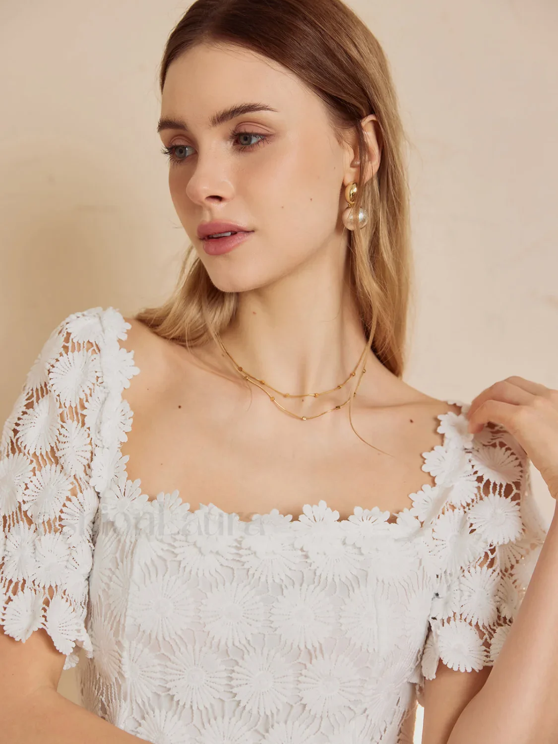 Multi Floral Graceful Midi Dress - Image 7