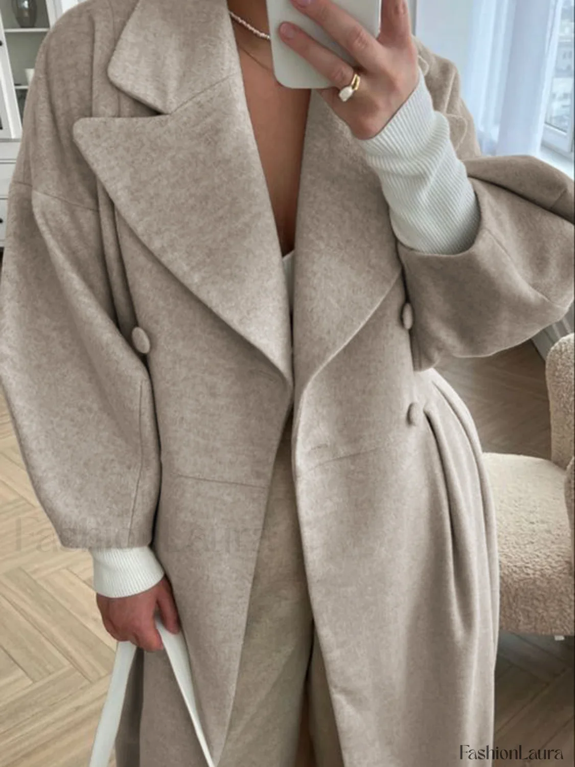 Miss Paris Graceful Trench Coat - Image 21