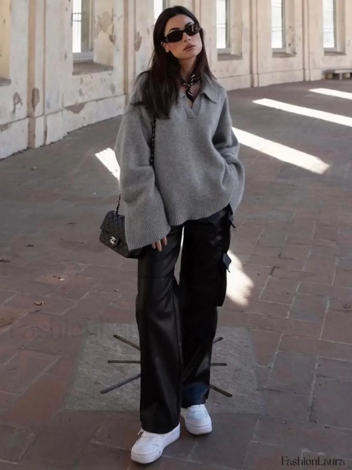 Minimalist Charming Oversized Sweater - Image 12