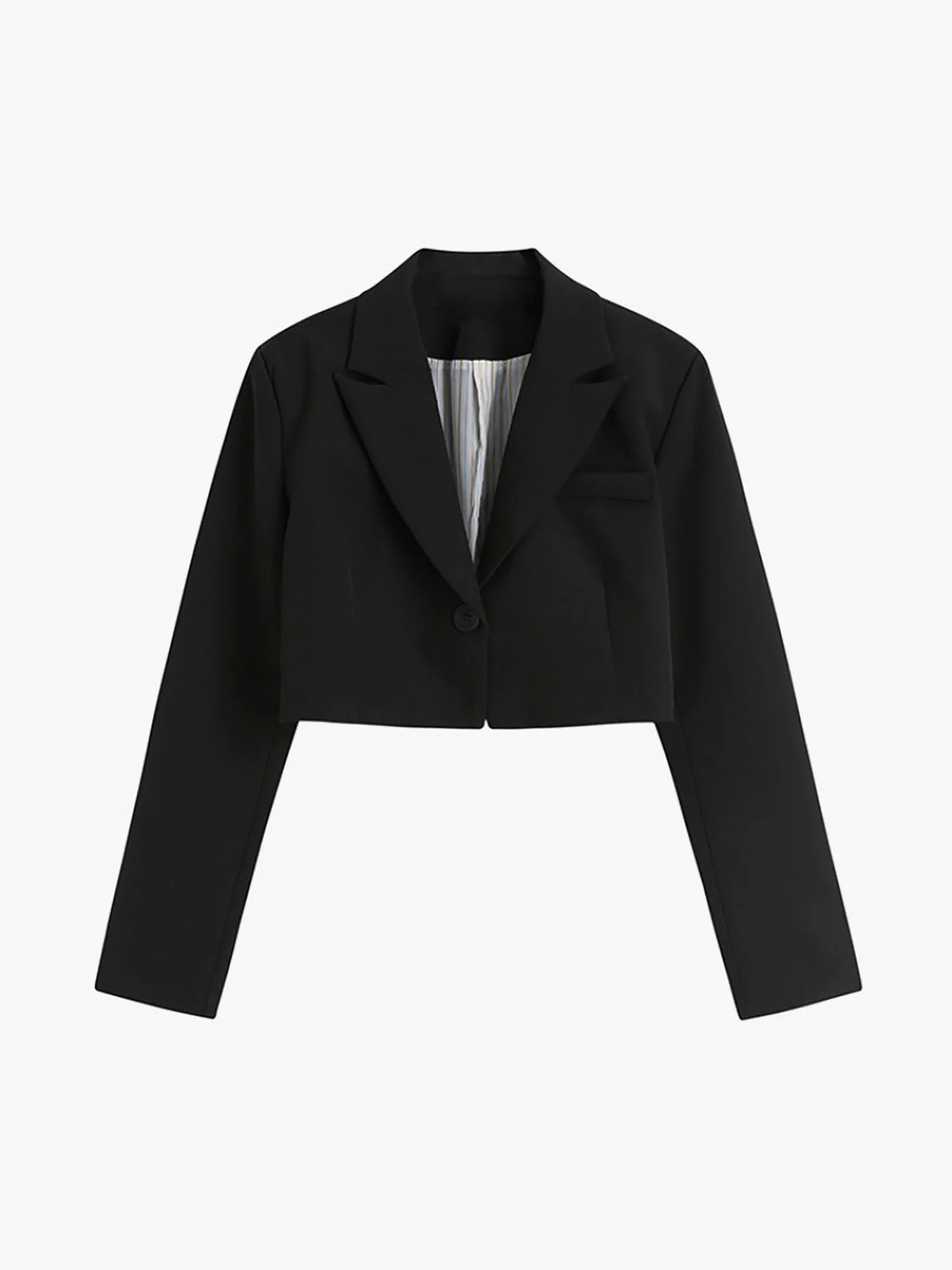 Mind My Graceful Business Crop Blazer - Image 14
