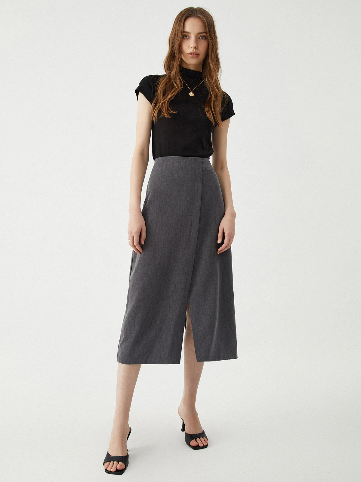 Solid Jersey Graceful Short Sleeve Top - Image 10