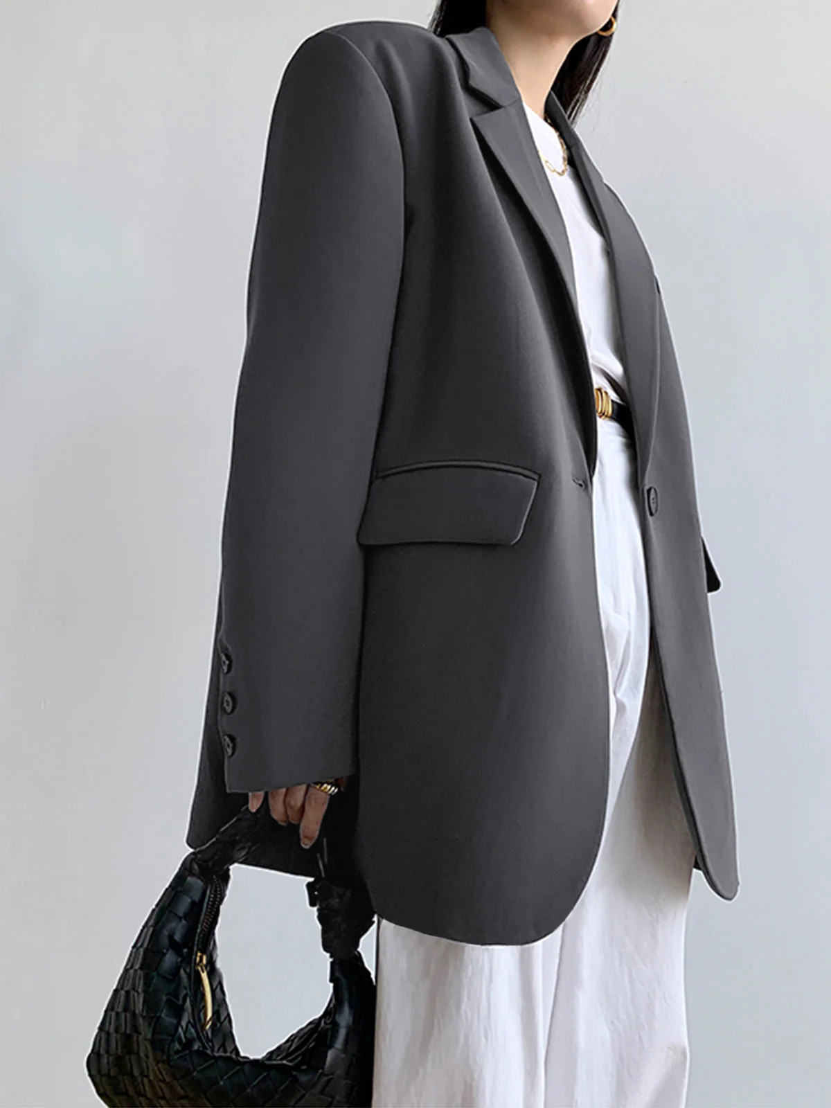 Single Breasted Graceful Essential Blazer - Image 22