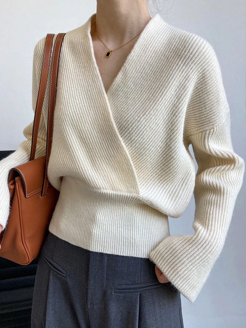 She's Effortless Graceful Wrap Sweater - Image 19