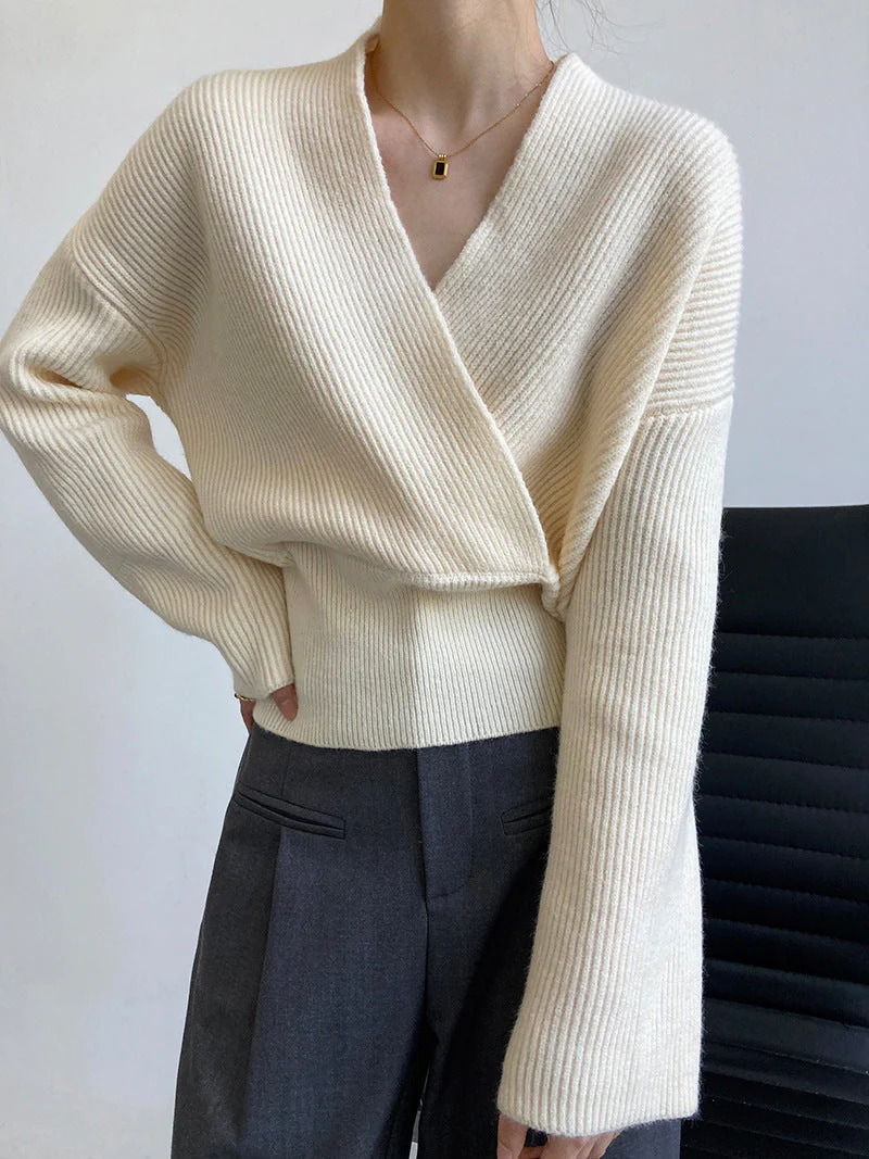 She's Effortless Graceful Wrap Sweater - Image 20