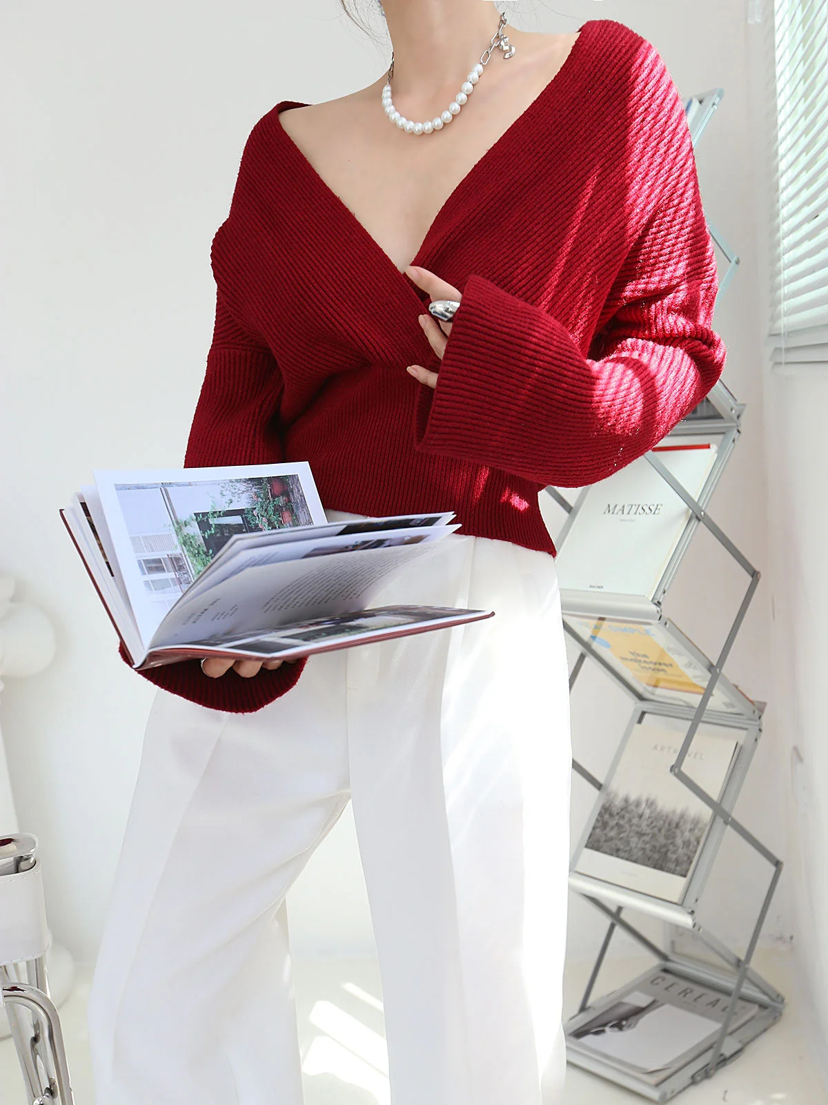 She's Effortless Graceful Wrap Sweater - Image 30