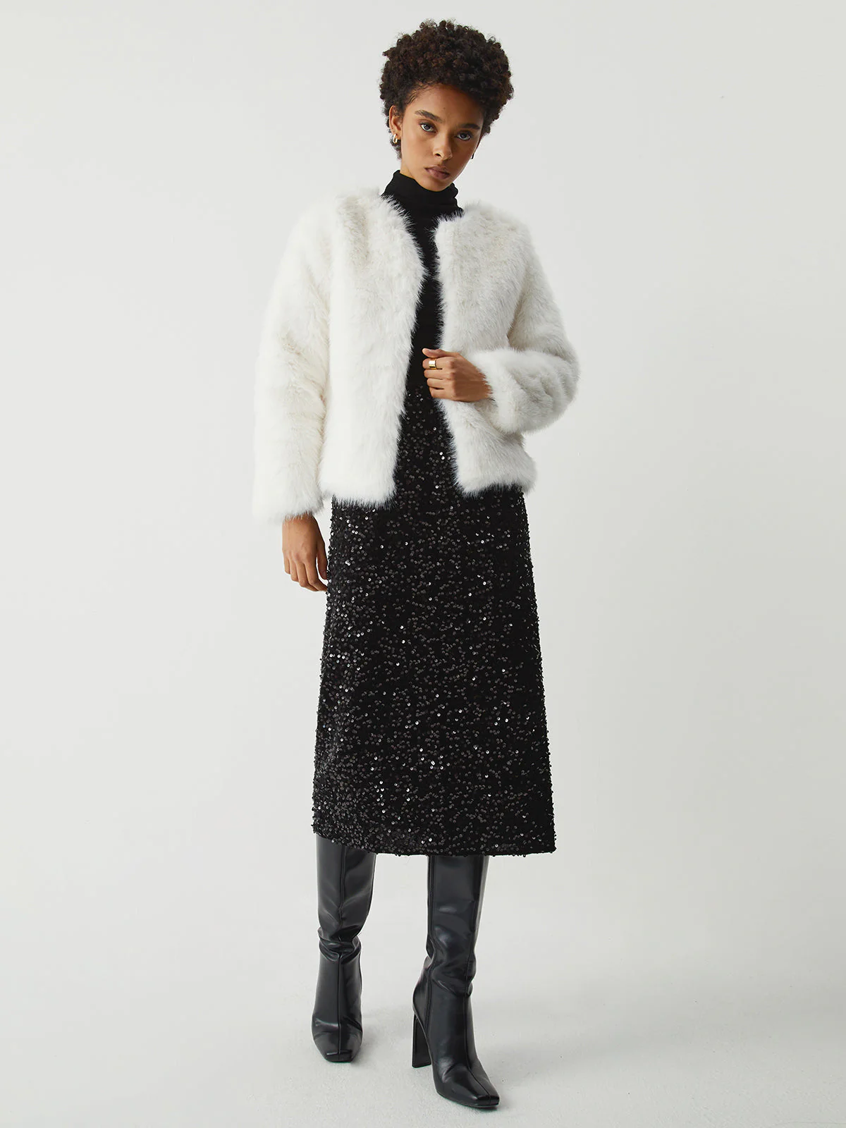 Sequined Charming Midi Skirt - Image 6