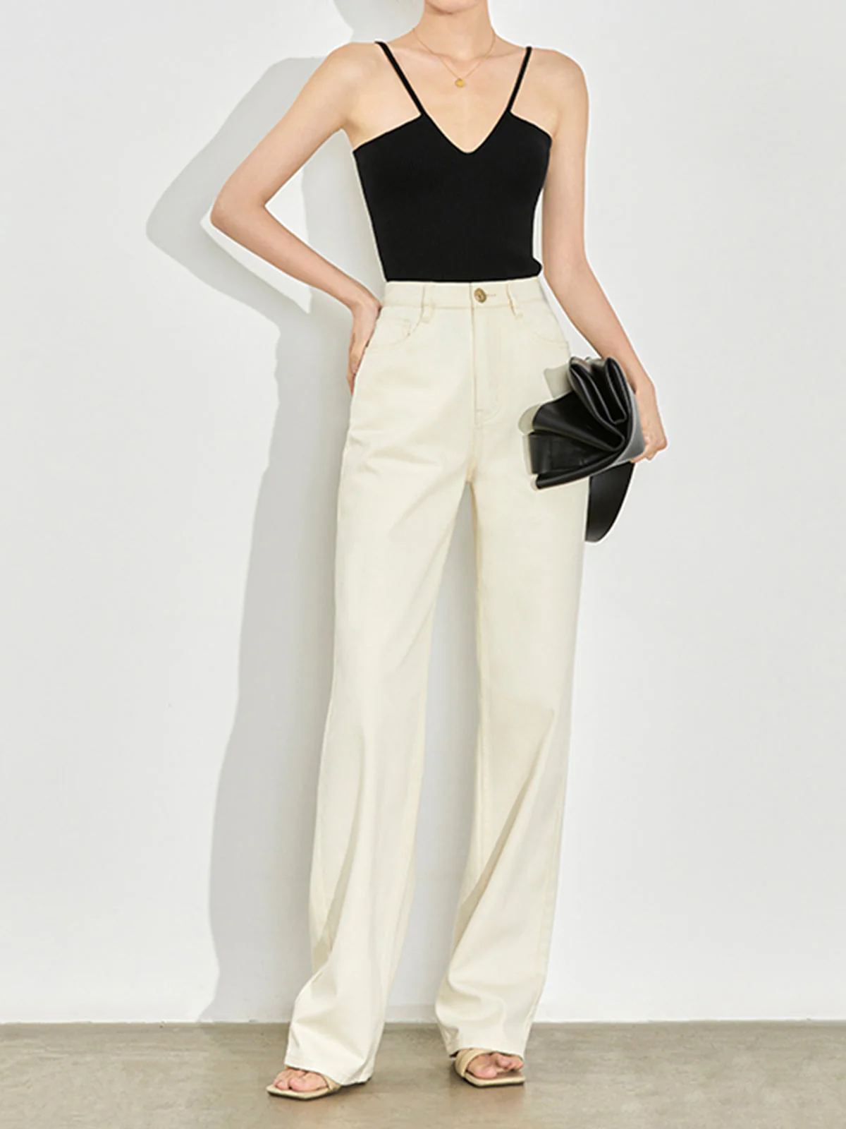 Seamless Deep Graceful Neck Ribbed Cami - Image 6